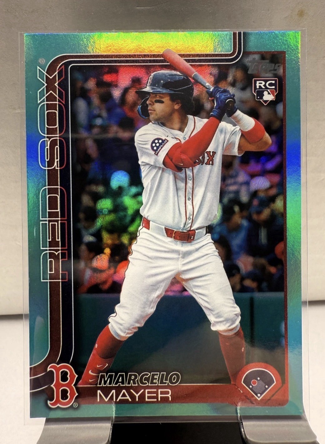 Marcelo Mayer 2025 Topps Update Aqua Rainbow Foil #US105 Rookie R.C.