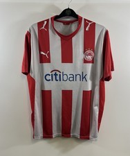 Olympiakos Home Football Shirt 2009/10 Adults Large Puma H441
