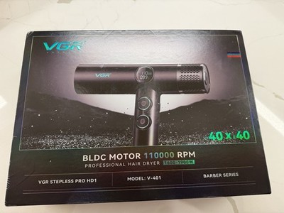   VGR Stepless Pro HD1 (V-401) Barber Series Professional Hair Dryer