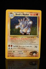 Brock's Rhydon #2 Prices | Pokemon Gym Heroes | Pokemon Cards