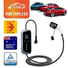 Type 2 Portable EV Charger 10 Amp 2.4KW AU Plug 5 Meters for BYD ATTO3 Polestar