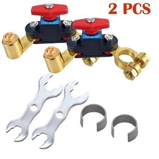 2x Auto Batterie Trennschalter 12V 24V Hauptschalter Kupfer f&uuml;r Boot LKW RV
