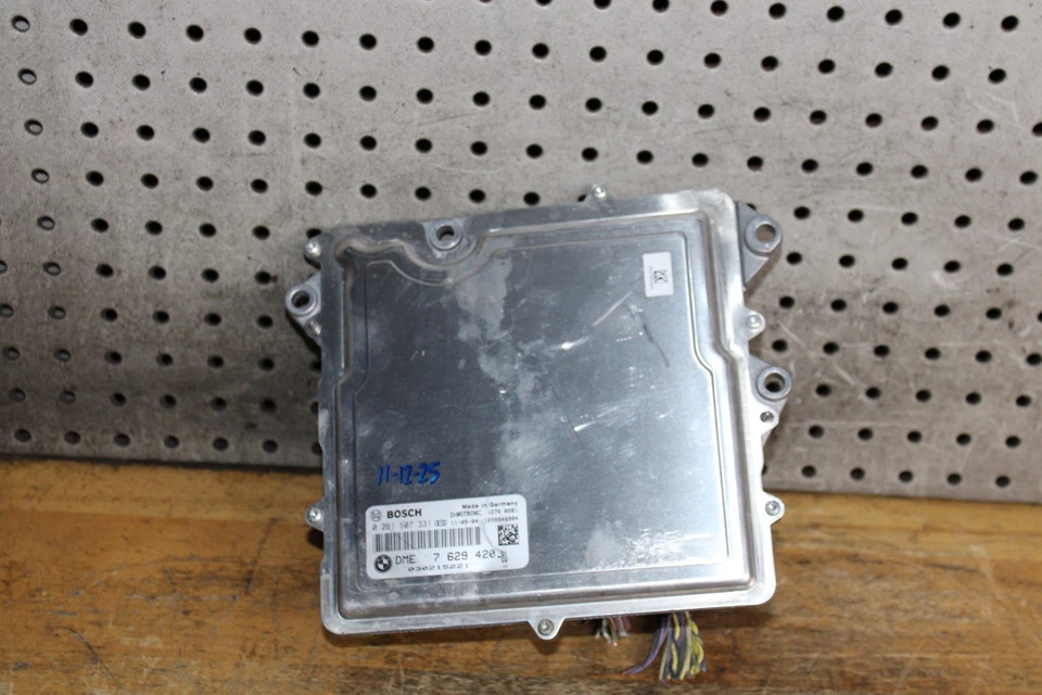 2011-2012 BMW F10 X5 535i F25 N55 Engine Computer Module ECU ECM 7629420 - Image 2 of 4