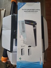 PlayStation 5 colorful lighting cooling stand with dust cover