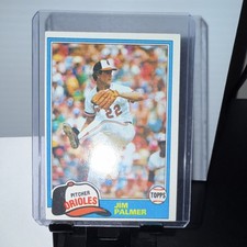 Topps 1981 Jim Palmer Baltimore Orioles Base Set #210