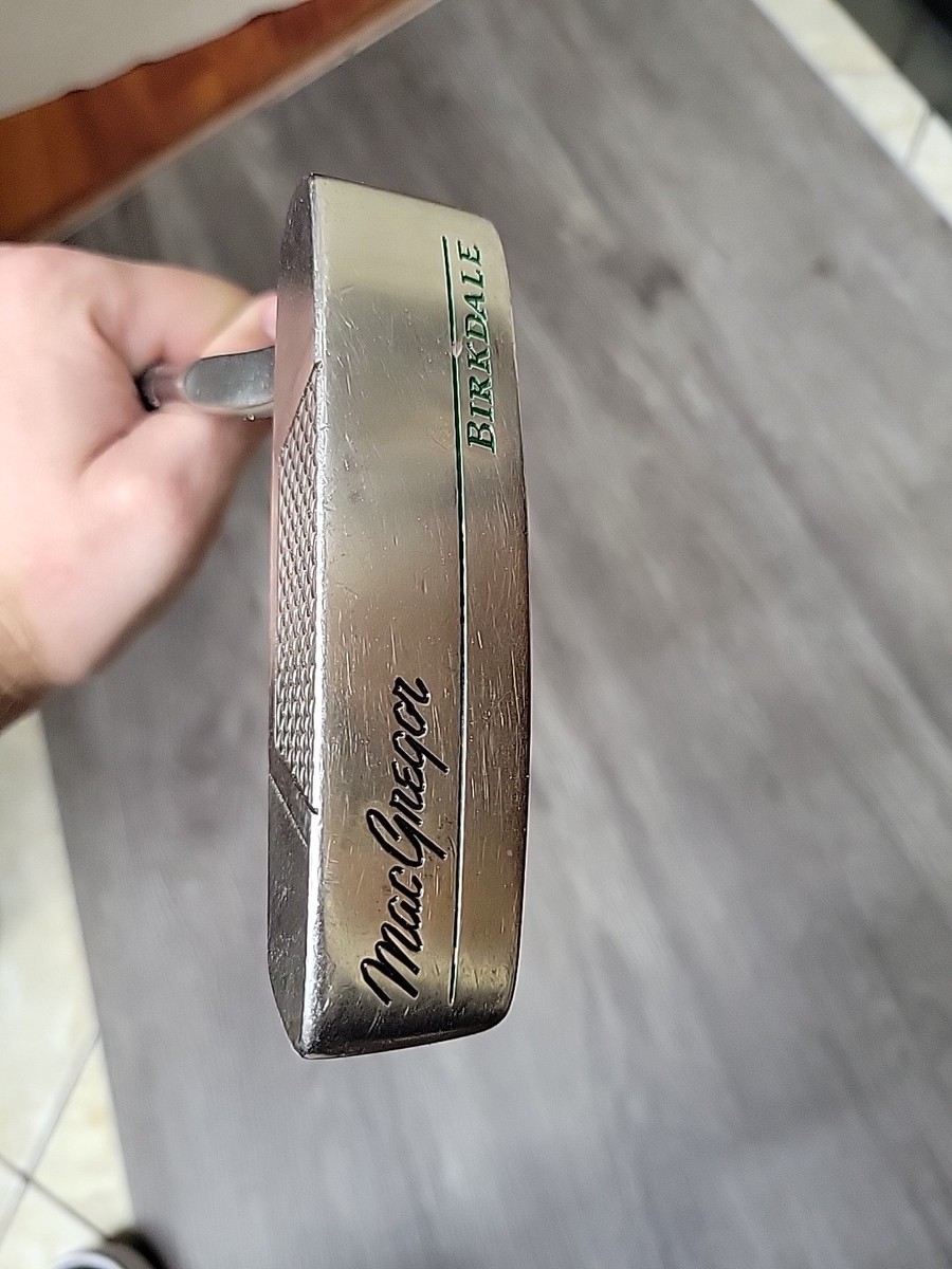 Putter Macgregor Modèle 207 En Laiton, Tête Seule, Patine Vintage, Droitier