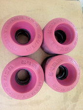 Kryptonics double conical skateboard wheels purple 64mm set of 4