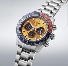 Seiko Prospex Speedtimer "Pogue"Orange Dial Stainless Steel Men's Watch US