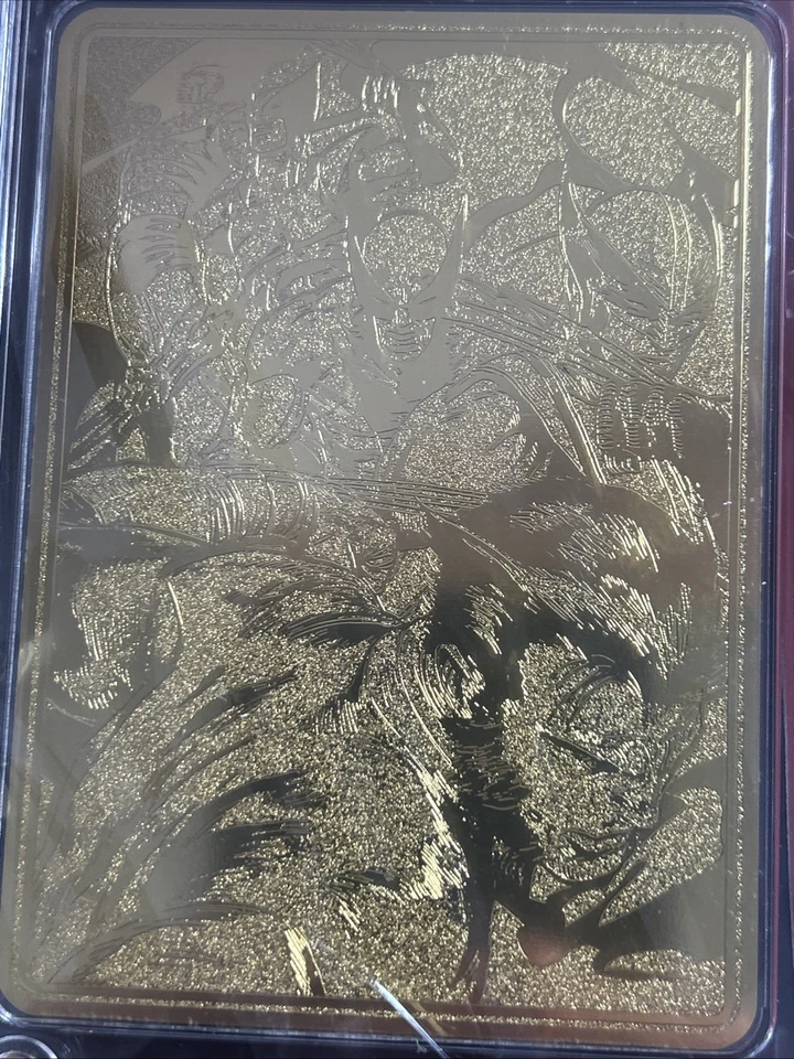 2024 Kyubi Disney Marvel Deadpool And Wolverine Gold Trading Card In A Case - Image 2 of 4