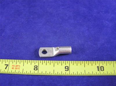 W//Peep BURNDY YAV10T3BOX #12-10 Awg Lug 1Hole Std Barrel 1//4/"Bolt PKG 10