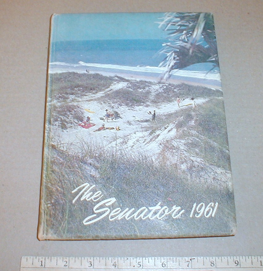 1961 Duncan Fletcher High School in Jacksonville beach yearbook Duval