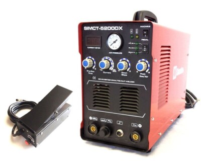 PLASMA CUTTER 50A SIMADRE 200A TIG ARC MMA WELDER 3IN1 FOOT PEDAL 5200DX NEW