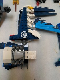 LEGO Chima Eris' Eagle Interceptor #70003 partially assembled with manual 