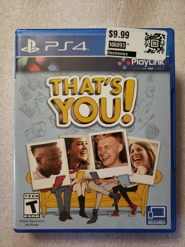 That's You Sony PlayStation 4 PS4 Game NEW IN OPENED PACK 