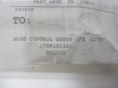 BUMPERGUARD / GROMMET SET: PRINCE MORE CONTROL DB850