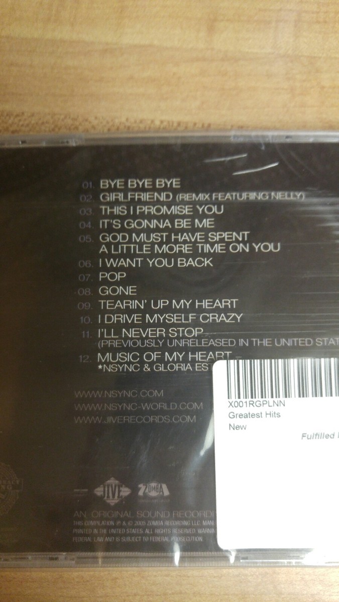 N SYNC - Greatest Hits (CD) • NEW • NSYNC, Justin Timberlake, Best