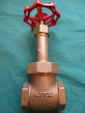 KITZ BRONZE GATE VALVE,FIG AK150LUT NO. 427-034 RISING STEM 3/4" CLASS150 300WOG