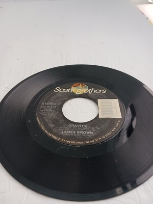James Brown ''Gravity'' ''Gravity (Dub Mix)'' 45 Rpm Tested Vg Scotti Brothers