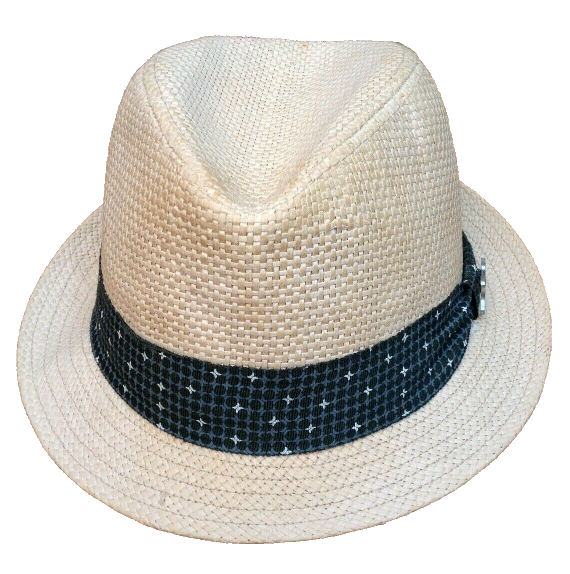Hurley Fedora Hat for Men in Beige with Green Logo Hatband 23 Inch-image