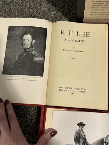 R.E. Lee: A Biography, 4 Vol Set HC Douglas Freeman; 1949, Scribners, Schuber - Bild 9 von 11