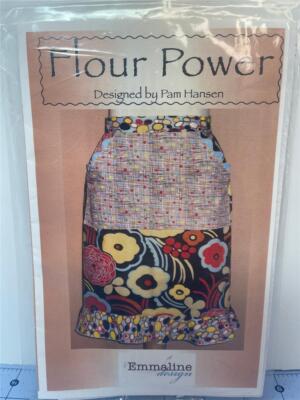 EMMALINE DESIGN Sewing Pattern - FLOUR POWER - Apron - 22''