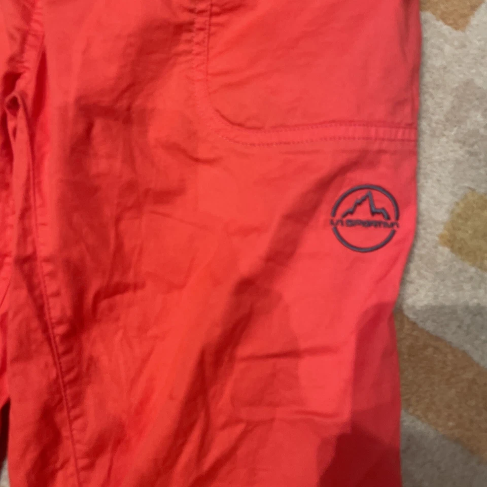 Pantalones de escalada Itaca de algodón rojo para mujer la sportiva nuevos sin etiquetas L grandes Foto 3 de 4
