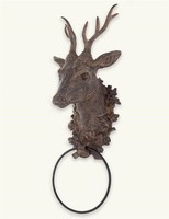 Victorian Trading Co Rustic Stag Deer Hand Towel Holder Free Ship on sale Victorian Trading Co Rustic Stag Deer Hand Towel Holder Free Ship on sale
