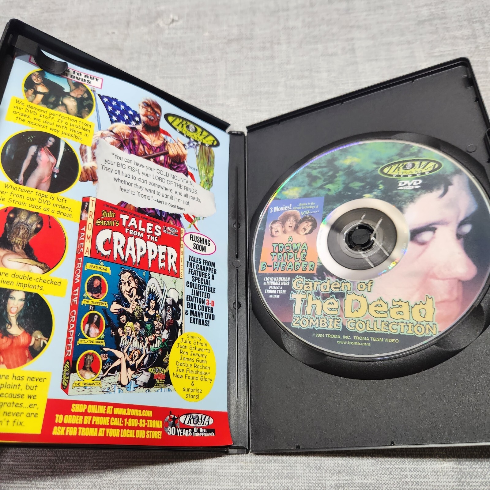 Troma Triple BHeader Vol 3 Garden of the Dead Zombie Collection DVD