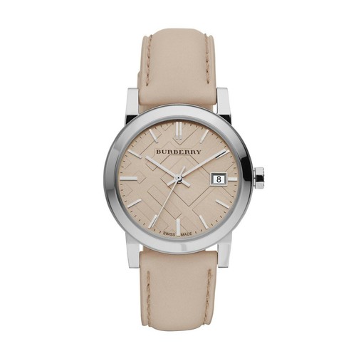 Burberry Watch Women's Swiss Smooth Trench Leather Strap 34mm BU9107 - 第 1/2 張圖片