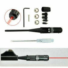 Red Laser Bore Sight kit for .22 to .50 Caliber Rifles  w/ Batteries US