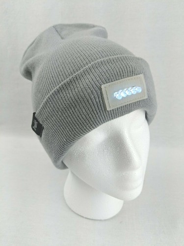 Trasfit Stocking Hat Light Up Gray 