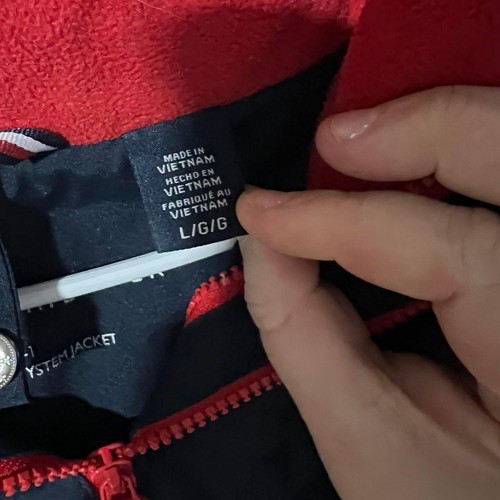 Navy and red Tommy Hilfiger 3 in 1 Jacket #skiwear - Picture 3 of 4