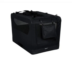 Amazon Basics Pliage Portable Soft Pet Crate Carrier Kennel - 36 x 23 x 25