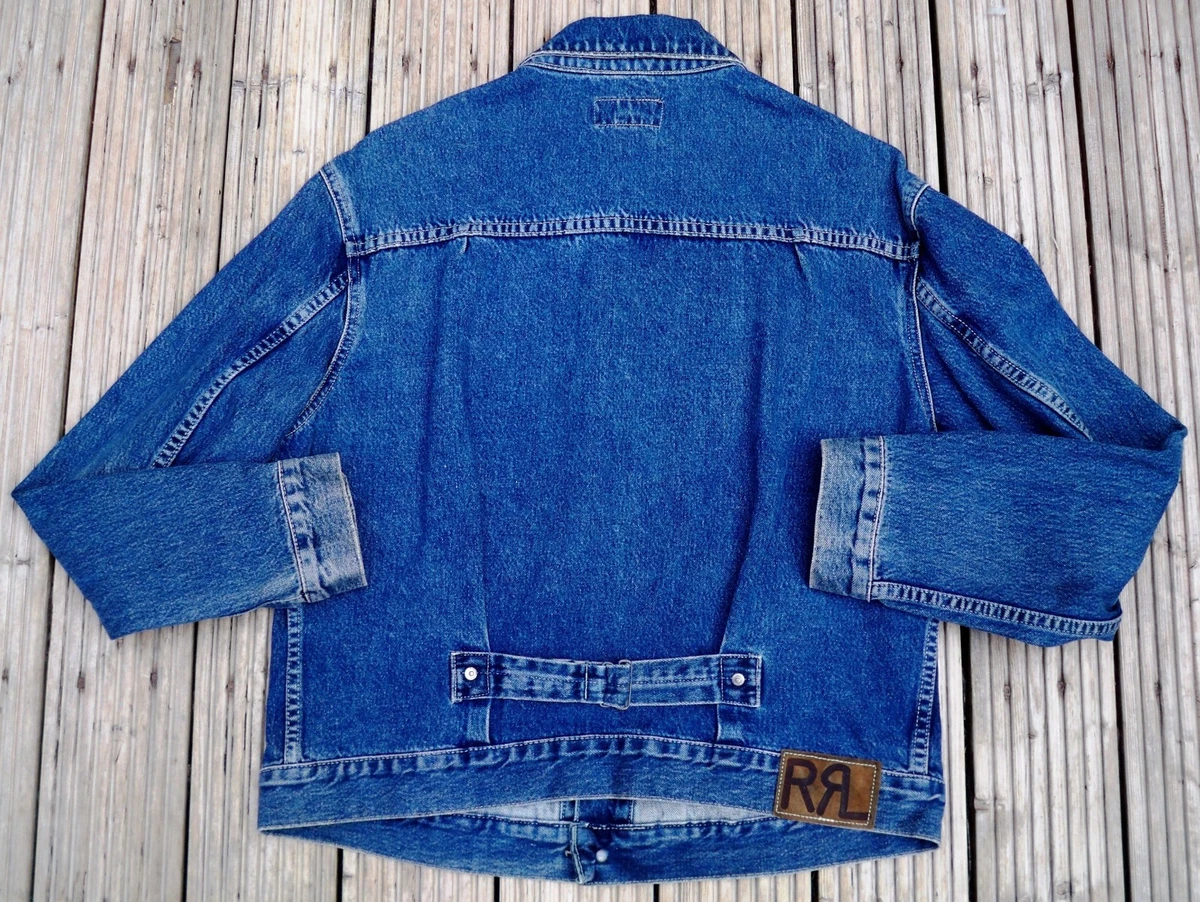 DOUBLE RRL RALPH LAUREN VINTAGE PLEATED BUCKLE CINCH BACK USA MADE