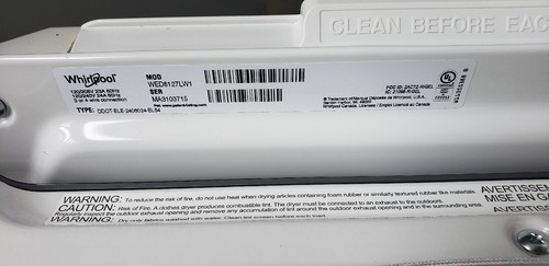 Whirlpool Washer & Electric Dryer - Picture 10 of 10