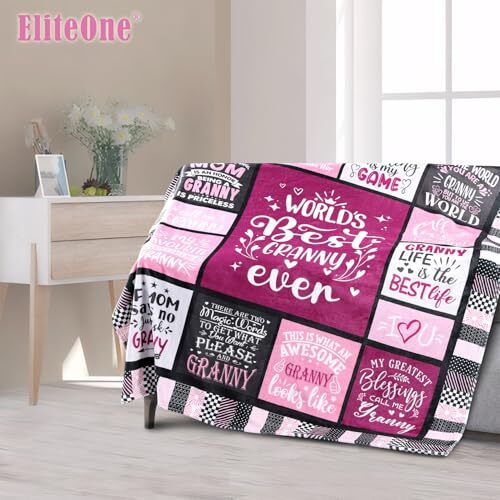 Granny Blanket Gift for Granny for Mothers Day from 50''x60'' Best Granny - Picture 3 of 7