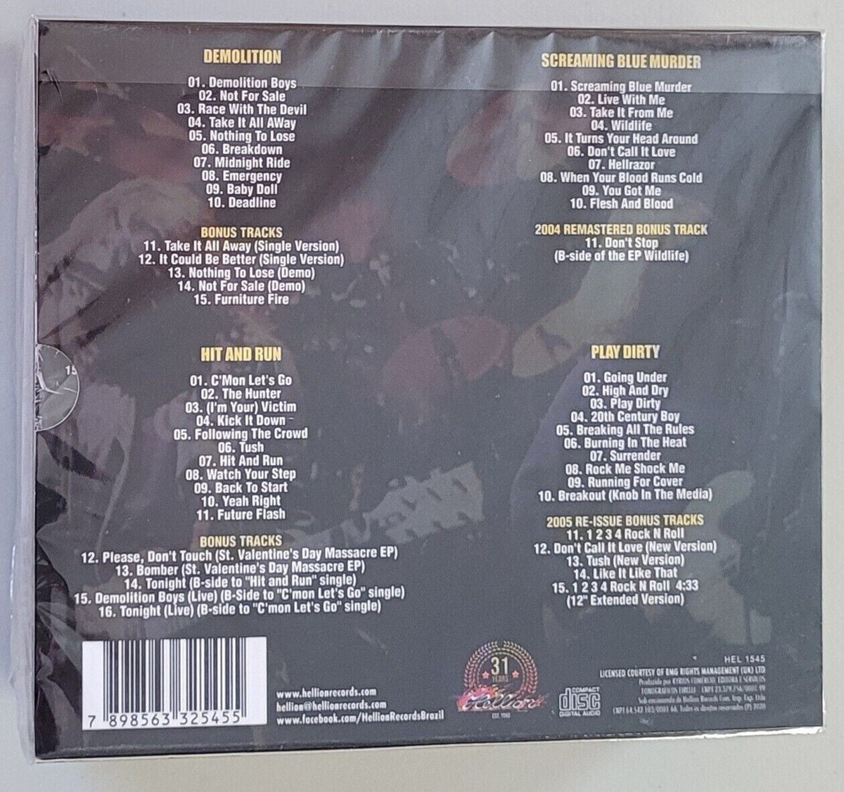 GIRLSCHOOL/ガールスクール/THE COLLECTION Girlschool – The Collection – 2 x CD (Compilation), 2005