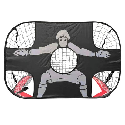 Football Nets 2in1 Pop Up Goals Kids Football Goal Indoor Outdoor Soccer Net