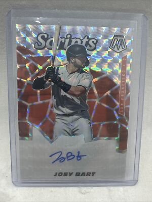 2021 Panini Mosaic Joey Bart Silver Scripts Auto #SCR-JB San Francisco Giants