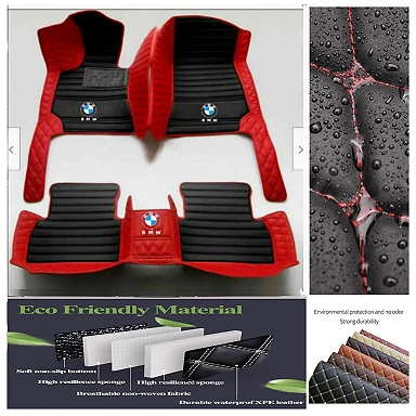 Custom For BMW All Model Car Floor Mats Carpets Waterproof Cargo Liners Handmade - Imagen 25 de 42