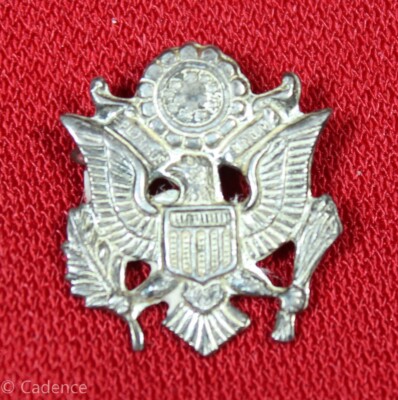 US WW2 Home Front Sweetheart Pin Back Army Officer Lapel Pin Sterling ...