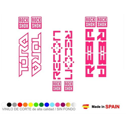Pegatina Vinilo ROCK SHOX RECON TORA REBA Fork HORQUILLA Decal Aufkleber Sticker - Bild 19 von 24