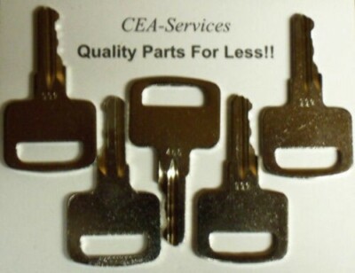 (5) Keys Fit Vermeer Terex Snorkel Nifty Upright Skyjack Genie Kubota 455 C4