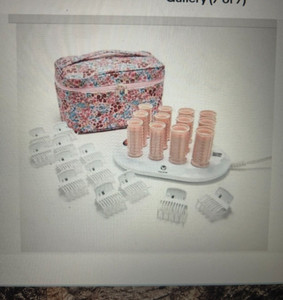 NEW Calista Ion Hot Rollers 12-Rollers (Short 1" + Medium 1.25")