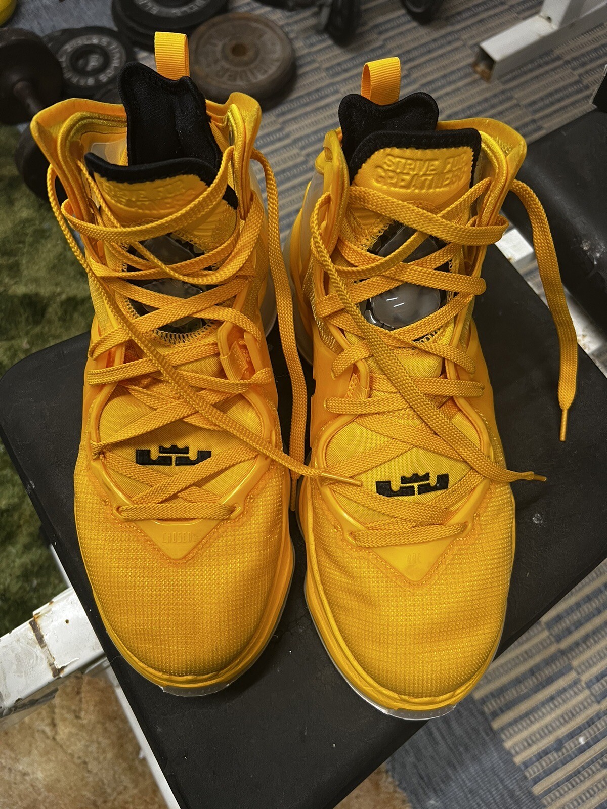 Nike Mens Lebron XIX 19 "Space Jam Basketball Shoes Gem