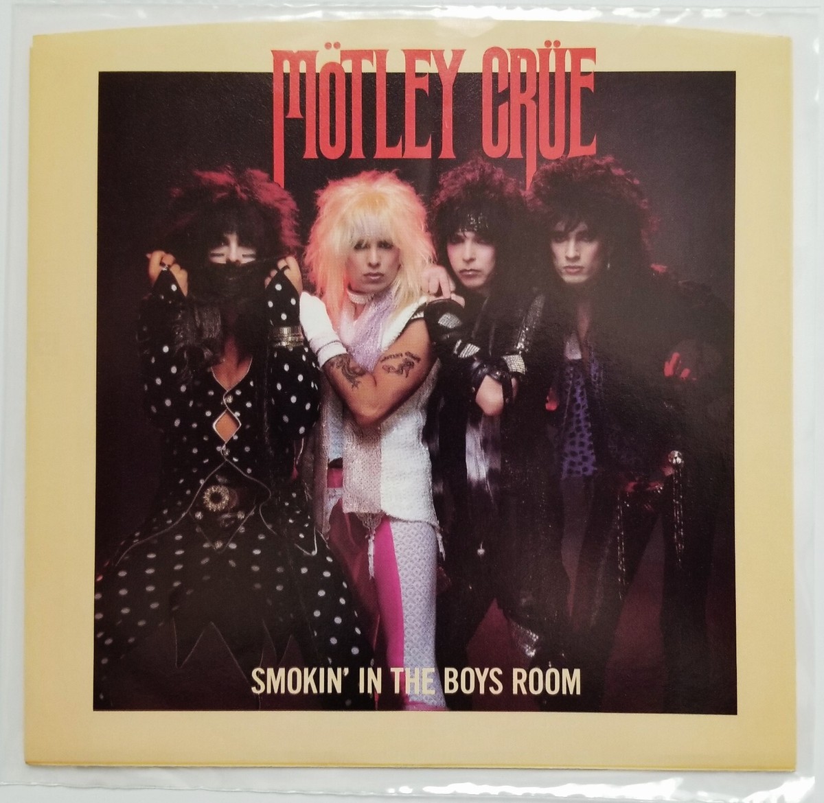 Mötley Crüe ‎: Smokin' In The Boys Room (WL Promo 45) Mint