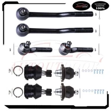 Fit For 1986-1994 Nissan D21 RWD 8Pcs New Suspension KitBall Joints Tie Rod Ends