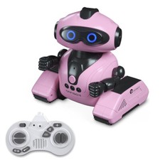 Pink RC Robot for Girls Toy Gesture Sensing Remote Control Smart Robot Kids Gift