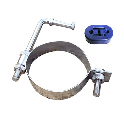 6'' Universal Edelstahl Backbox Aufhänger Auspuff Halterung Schalldämpfer Halterung Bar Strap