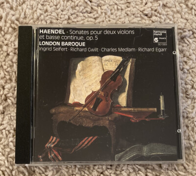 Handel: Sonates pour deux violons et basse continue, Op. 5 - CD